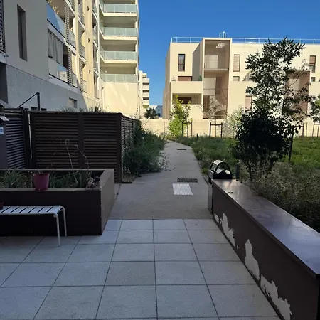 T3 Moderne A 10 Min De La -terrasse, Parking Монпелье
